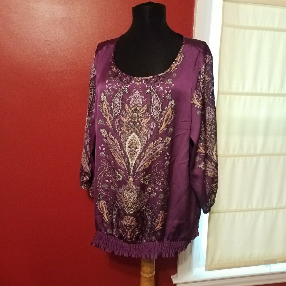 Boho dress shirt size xl